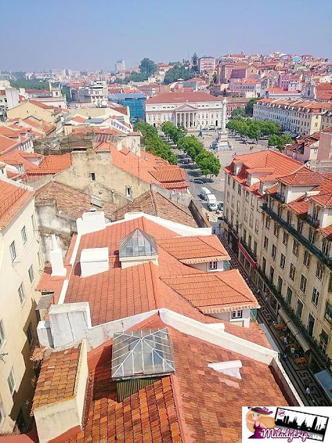 lisboa desde elevador de santa justa